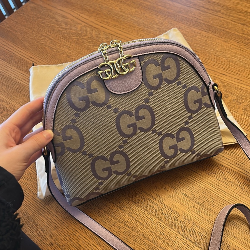 Lilac Purple & Cream Gucci Bag - Picture 11 of 12